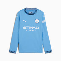 Man City 24/25 Home L/S Football Shirt Jnr