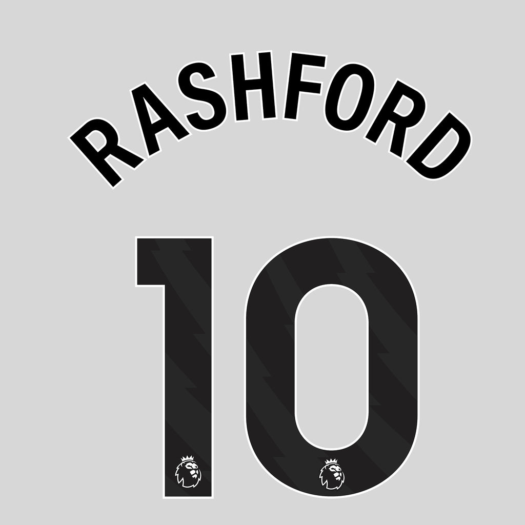 Rashford Name & Number Set | Official Premier League – Greaves Sports