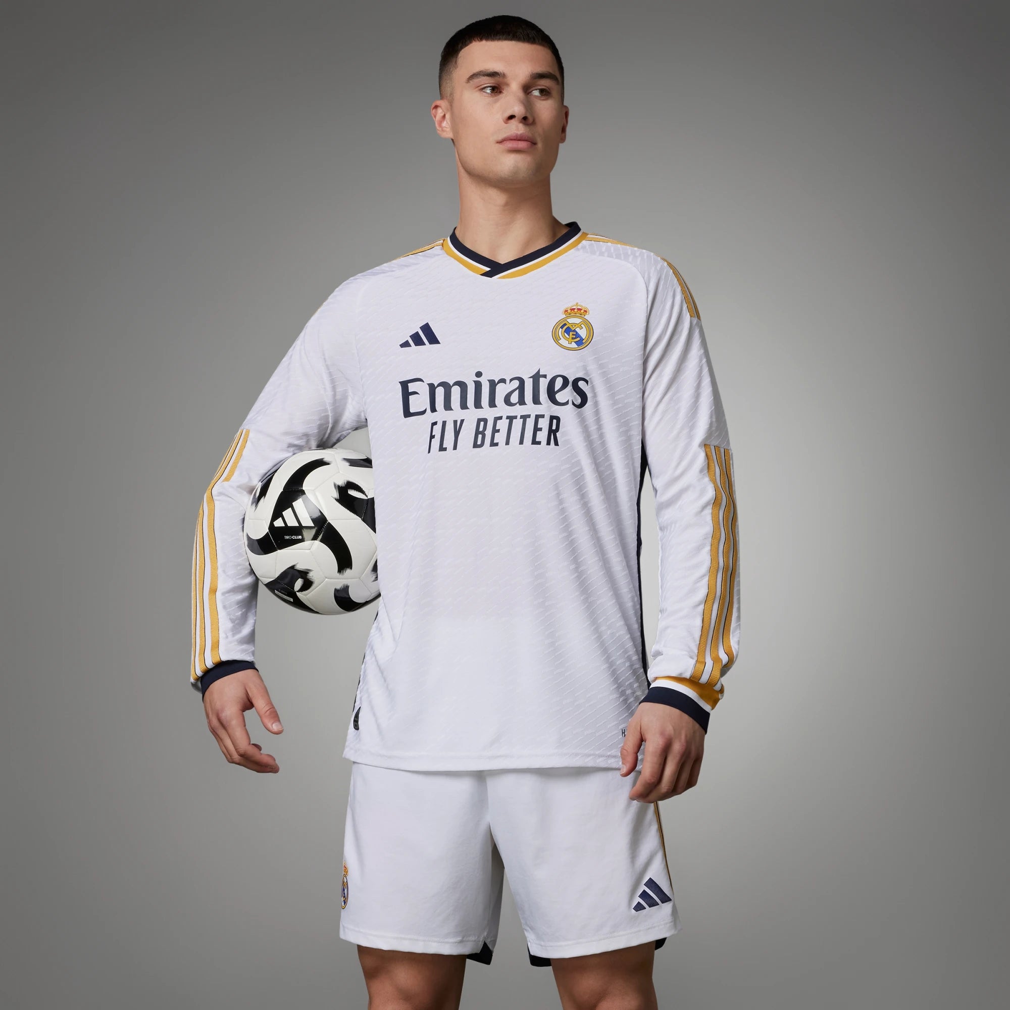 New Real Madrid 14/15 Home Jersey Long Sleeves in Size S, M, L, XL