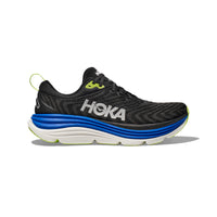 Hoka Gaviota 5 Running Shoes in Black/Cobalt.