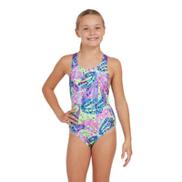 Sea Petal Flyback Junior Swimsuit