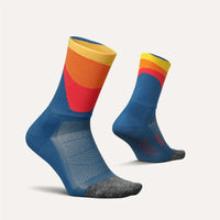 Elite Light Cushion Mini Crew Running Socks