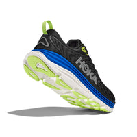 Hoka Gaviota 5 Running Shoes in Black/Cobalt.