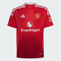 Man Utd 24/25 Home Football Shirt Jnr