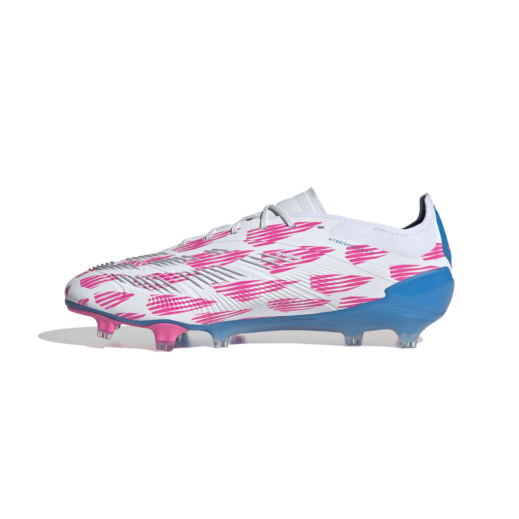 Pink and white adidas boots deals