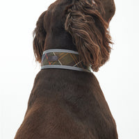 Reflective Tartan Comfort Dog Collar