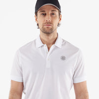 Galvin Green Maximillian polo shirt in white.