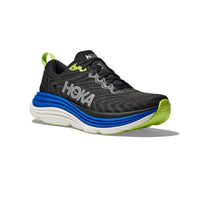 Hoka Gaviota 5 Running Shoes in Black/Cobalt.