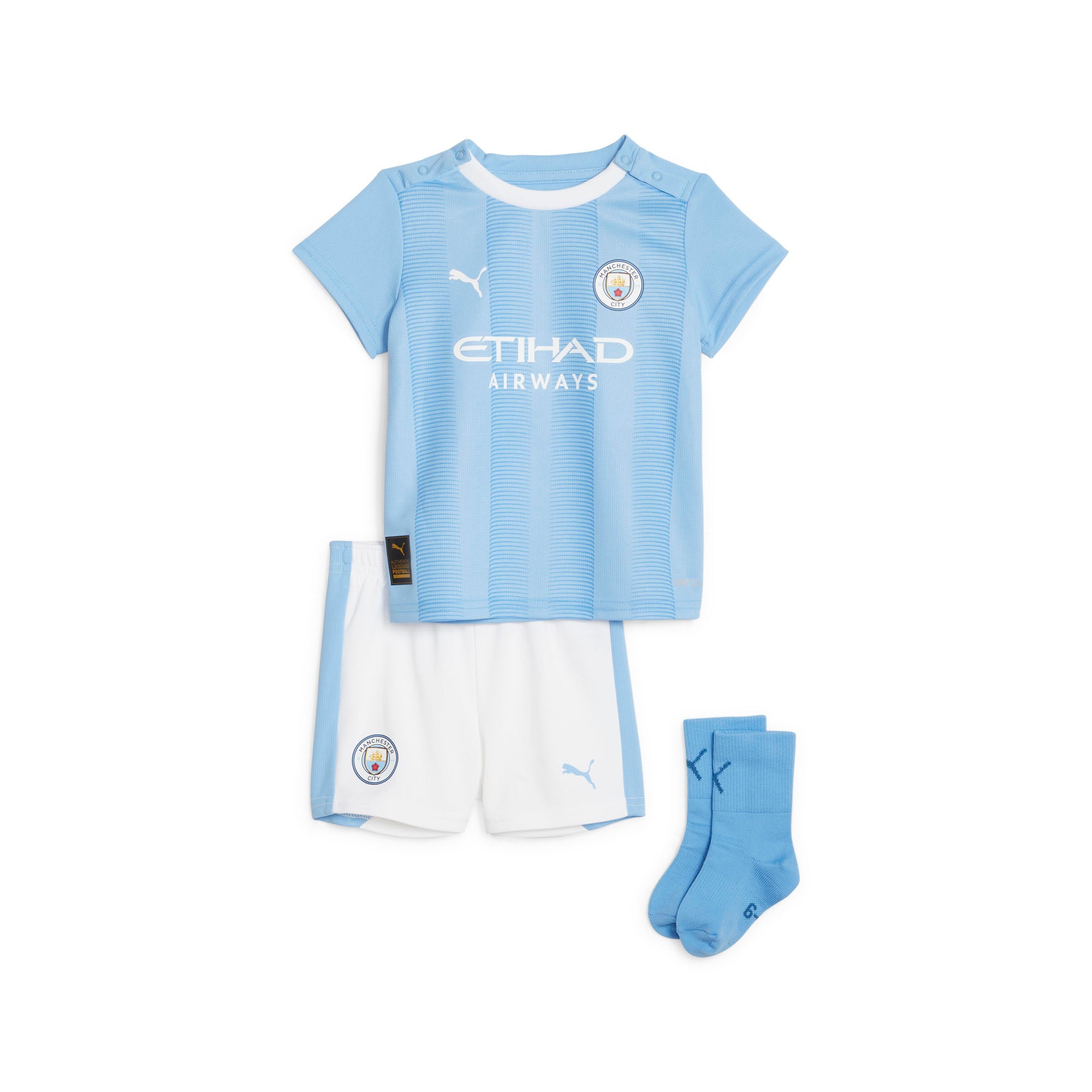 Kids' Manchester City Full Home Kit 23/24