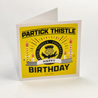 Partick Thistle Birthday Card