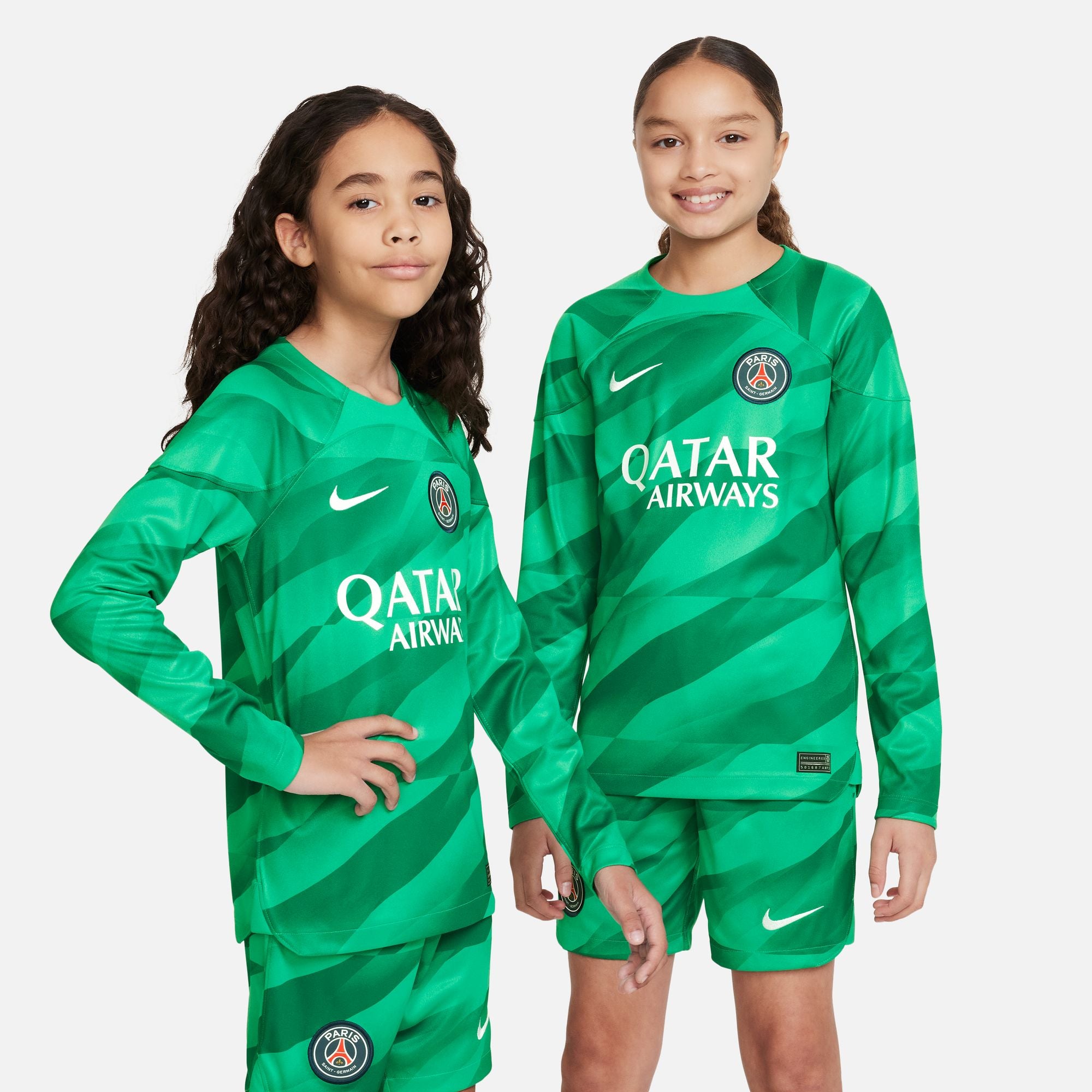 :Nike PSG 23/24 LS Stadium GK Jersey - Green