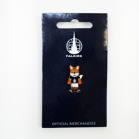 Falkirk Fergus The Fox Pin Badge