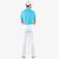 Galvin Green Maximilian Polo Shirt in Aqua blue.