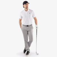 Galvin Green Maximillian polo shirt in white.