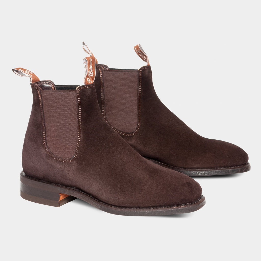 RM Williams Suede Comfort Craftsman Boots Greaves Sports