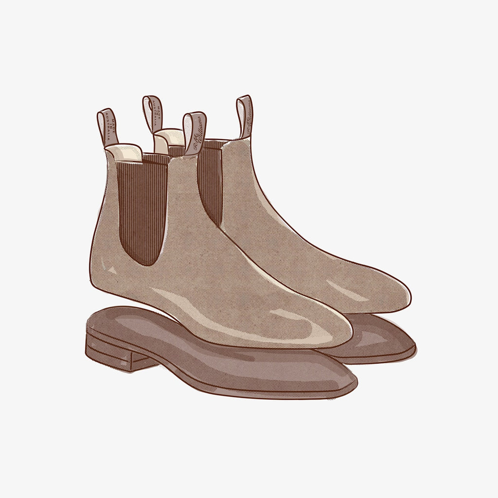 RM Williams Resole Heel Repair Service Boot Repairs Greaves Sports