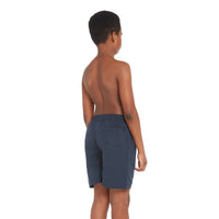 Zoggs boys swimwear. Penrith 15 inch Ecodura swimming shorts for boys in navy