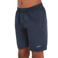 Zoggs boys swimwear. Penrith 15 inch Ecodura swimming shorts for boys in navy