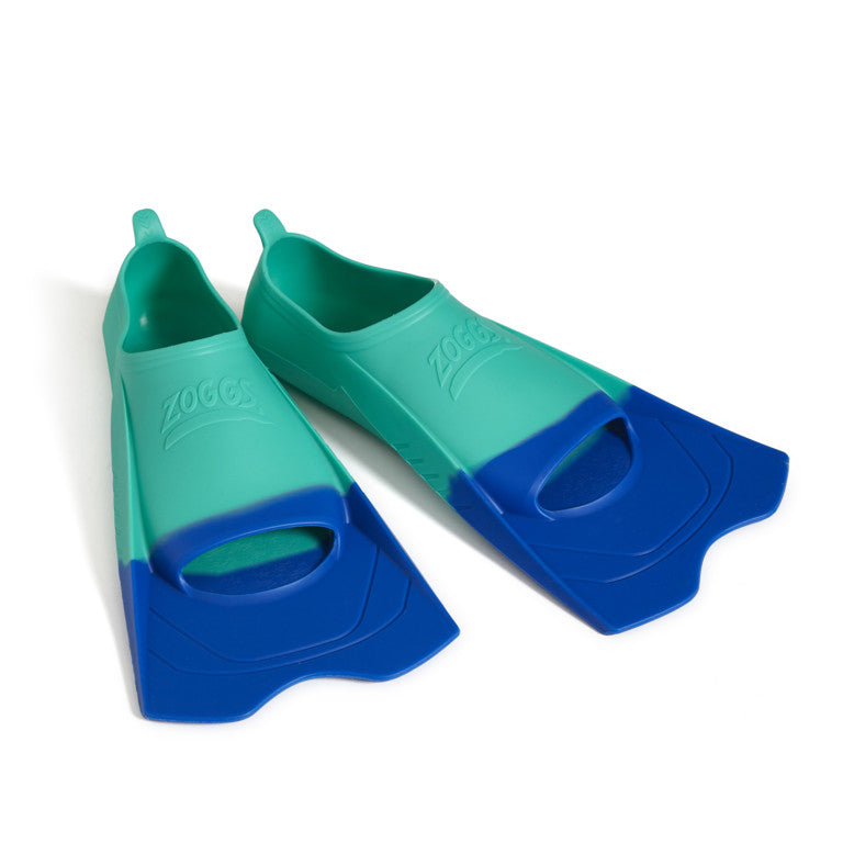 ULTRA BLUE FINS - AQUA / BLUE | SWIMMING FINS | ZOGGS – Greaves Sports